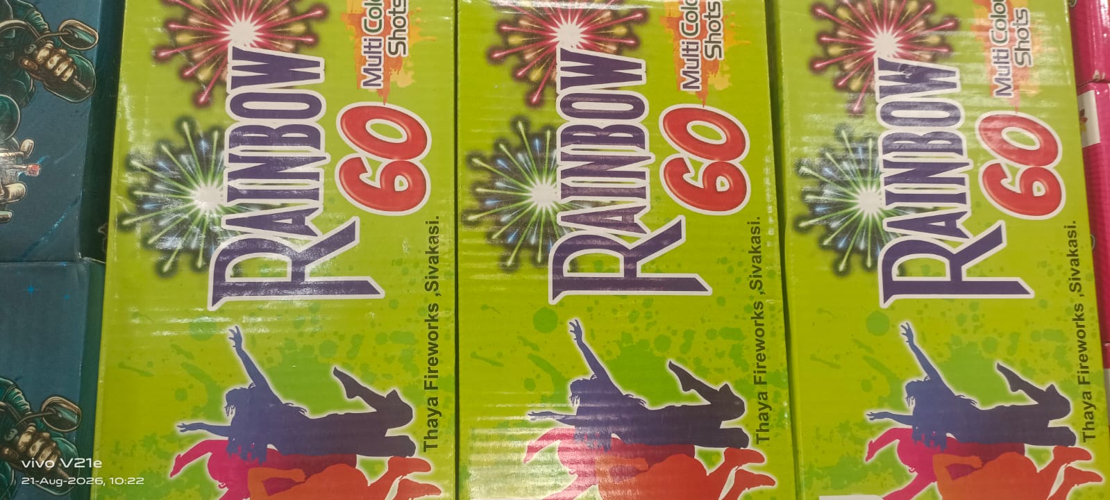 60 SHOTS MULTI COLOUR