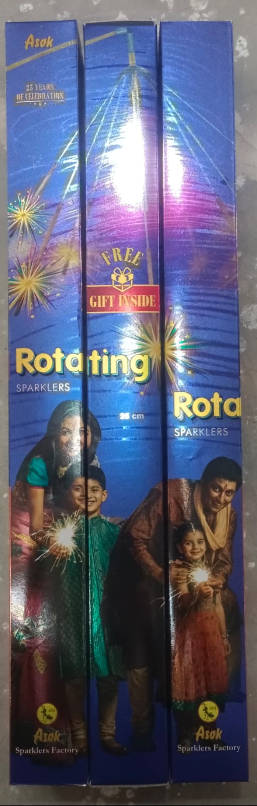 ROTATING SPARKLERS